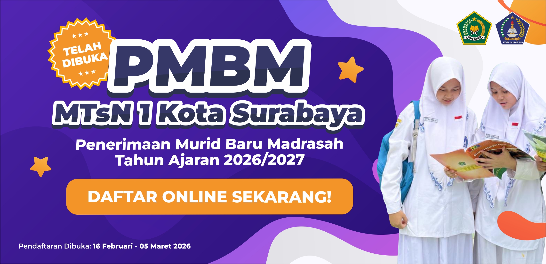 Daftar PMBM MTsN 1 Kota Surabaya